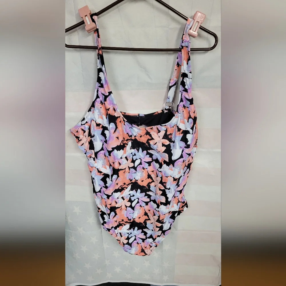 Roatan Swimwear Floral Print One-Piece